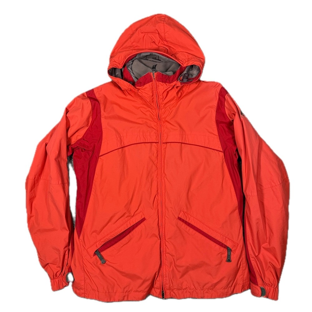Nike ACG Hooded Jacket Boys Large Orange Red Therma-FIT Fleece Lined Gorpcore
